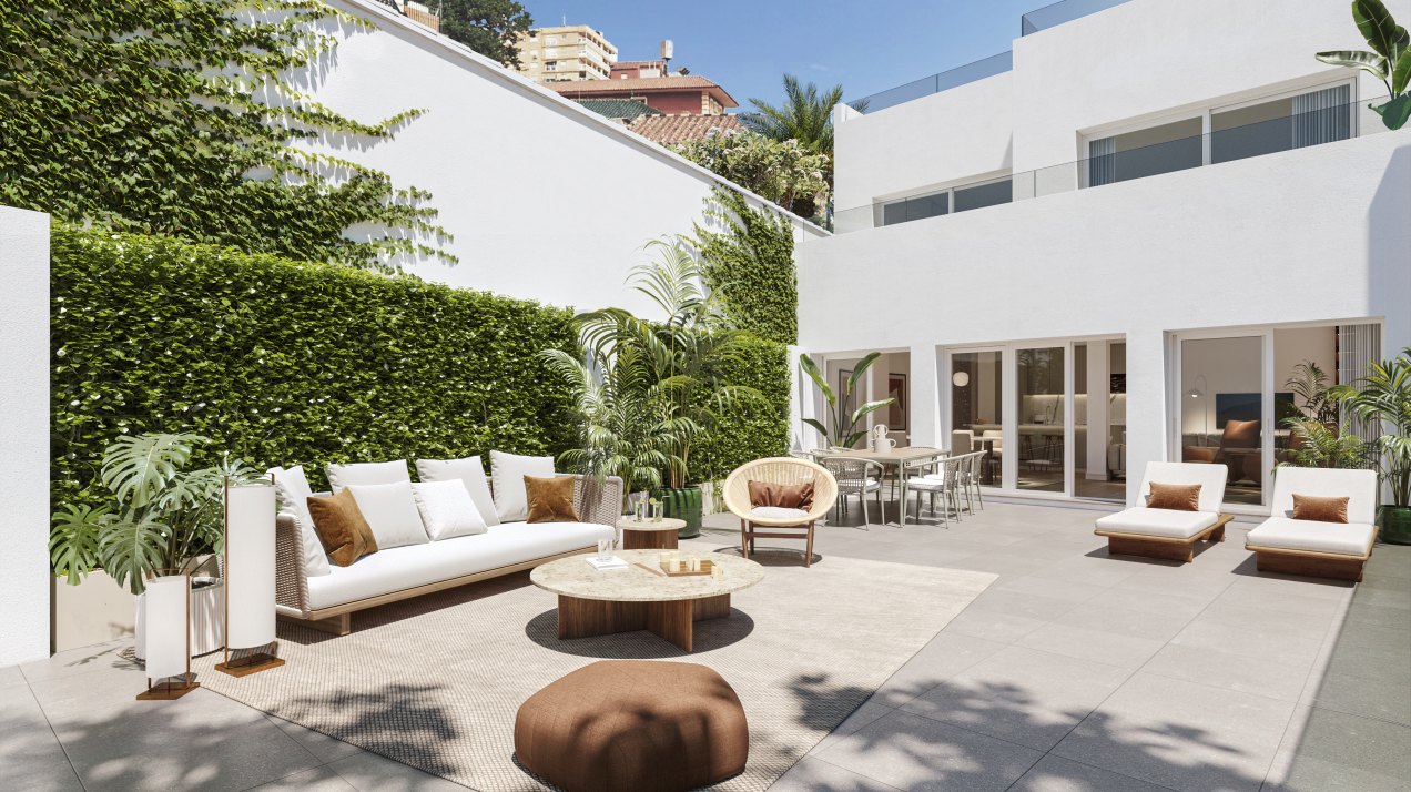 Bright, elegant, and sophisticated ground-floor apartment in the prestigious Monte Sancha area