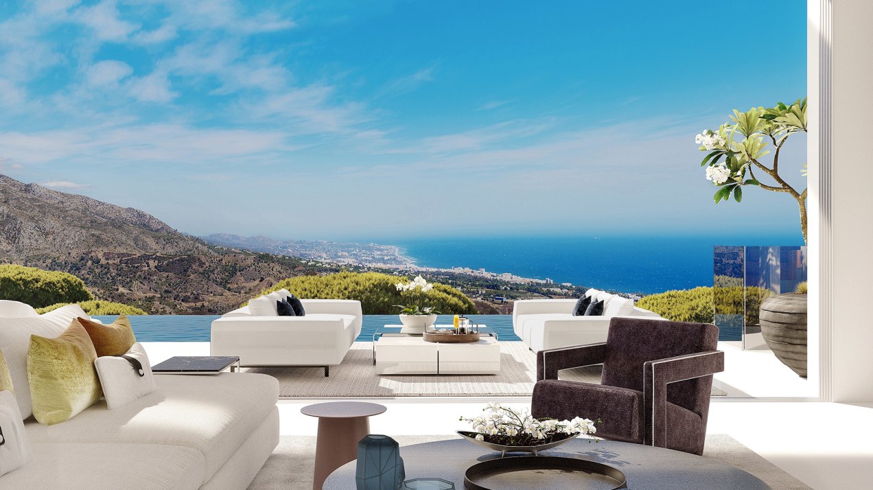 Remarkable hillside estate overlooking the Mediterranean in Real de La Quinta, Benahavís