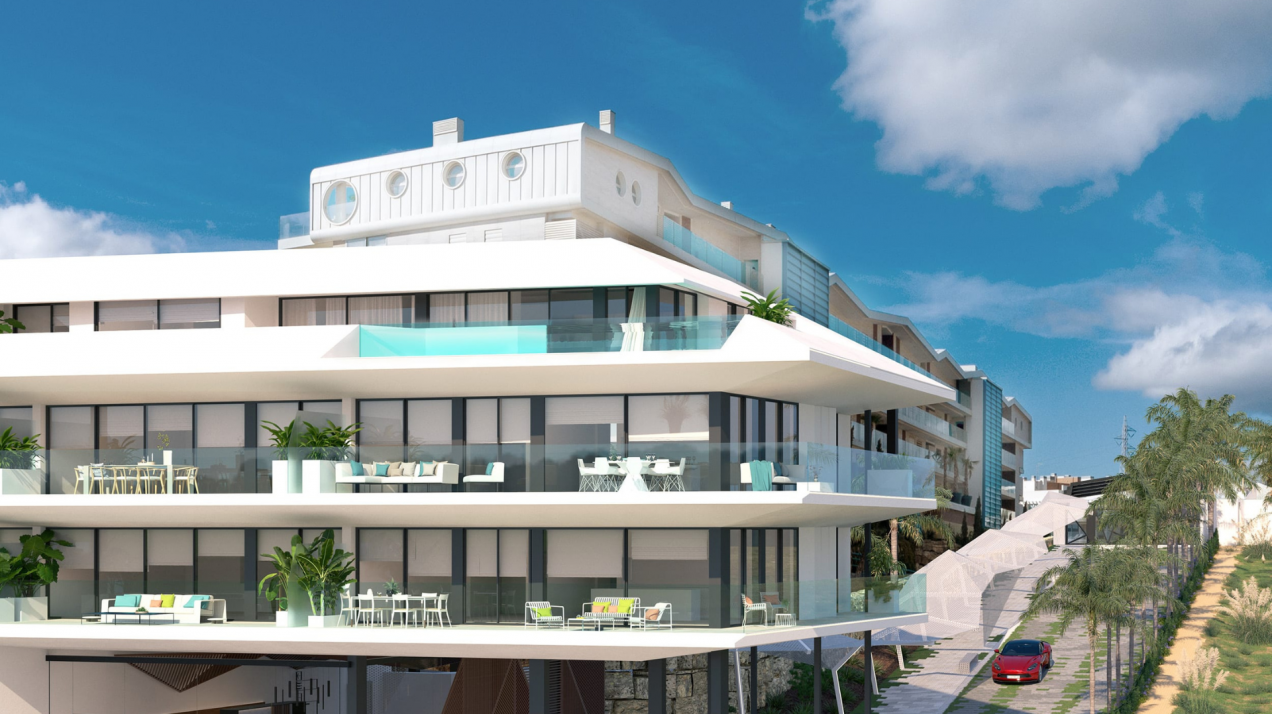 Stunning penthouse with private pool in El Higuerón