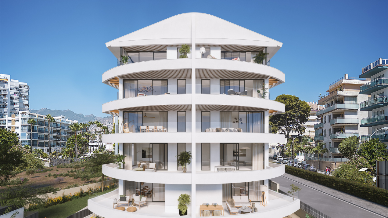 Moderno ático en edificio de diseño cercano a Puerto Marina