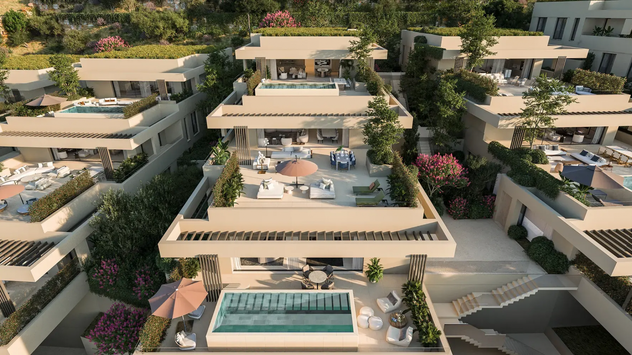 Nuevas sky villas en una zona muy segura y privada en Benahavís