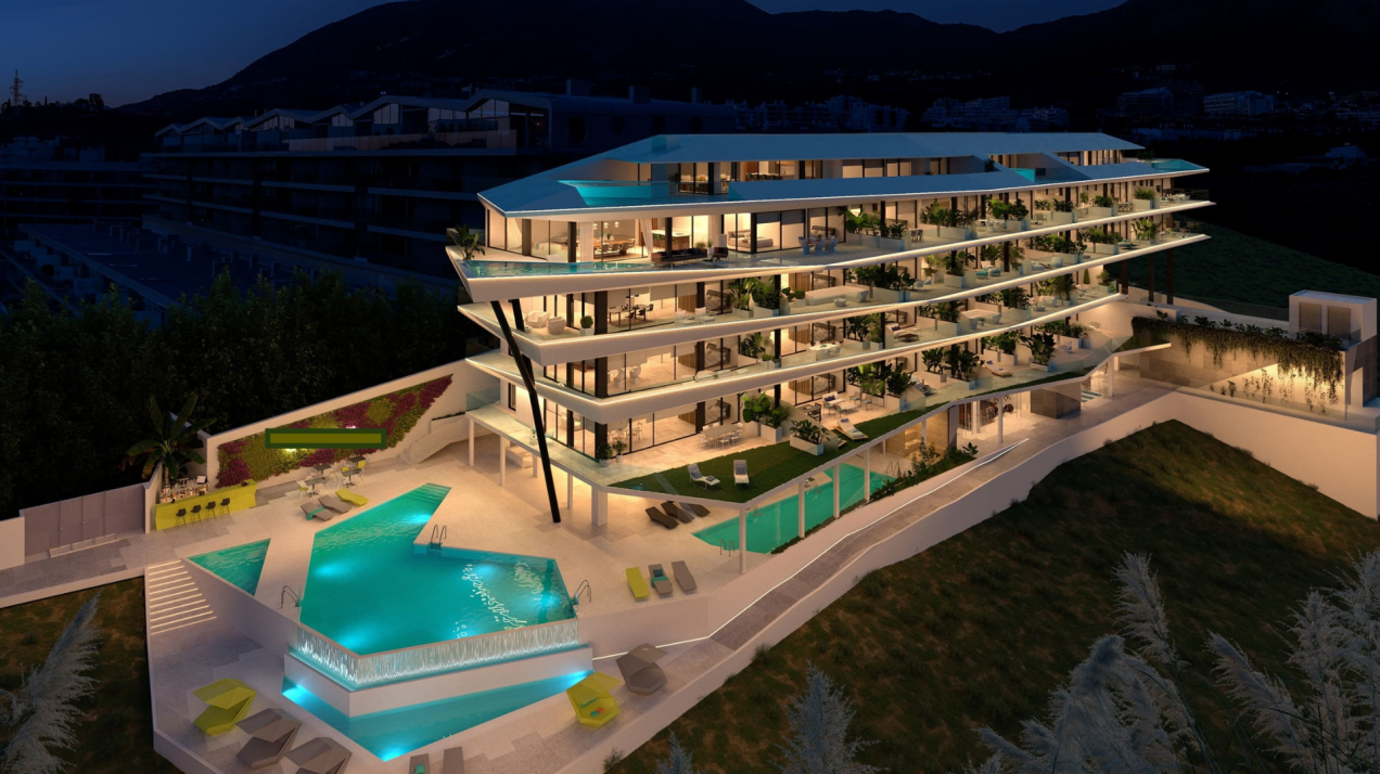 Residencial premium con vistas panorámicas al mar en El Higuerón