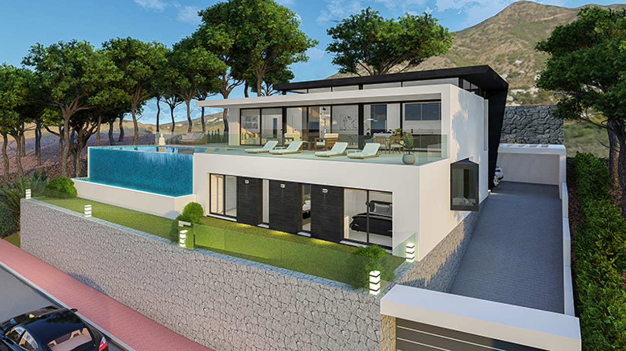 A collection of elegant and luxurious villas with distinctive design in Mijas
