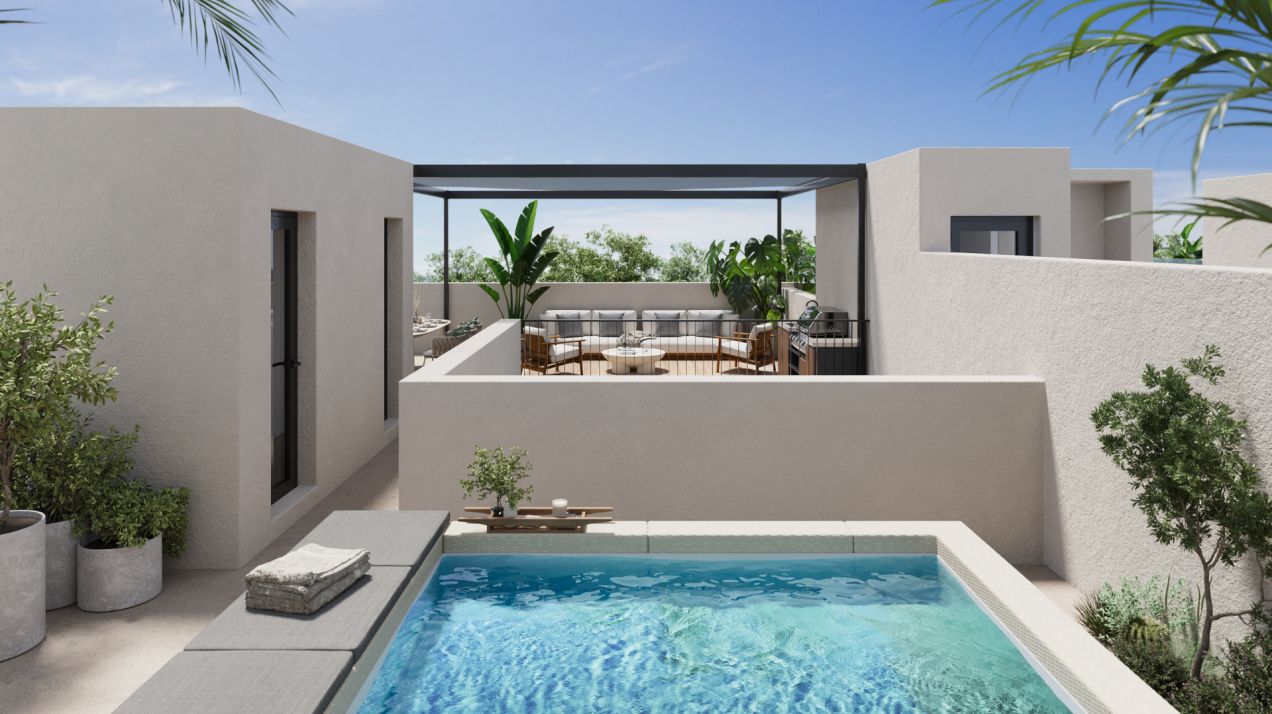 Unique newly built Patio Houses in a picturesque neighborhood