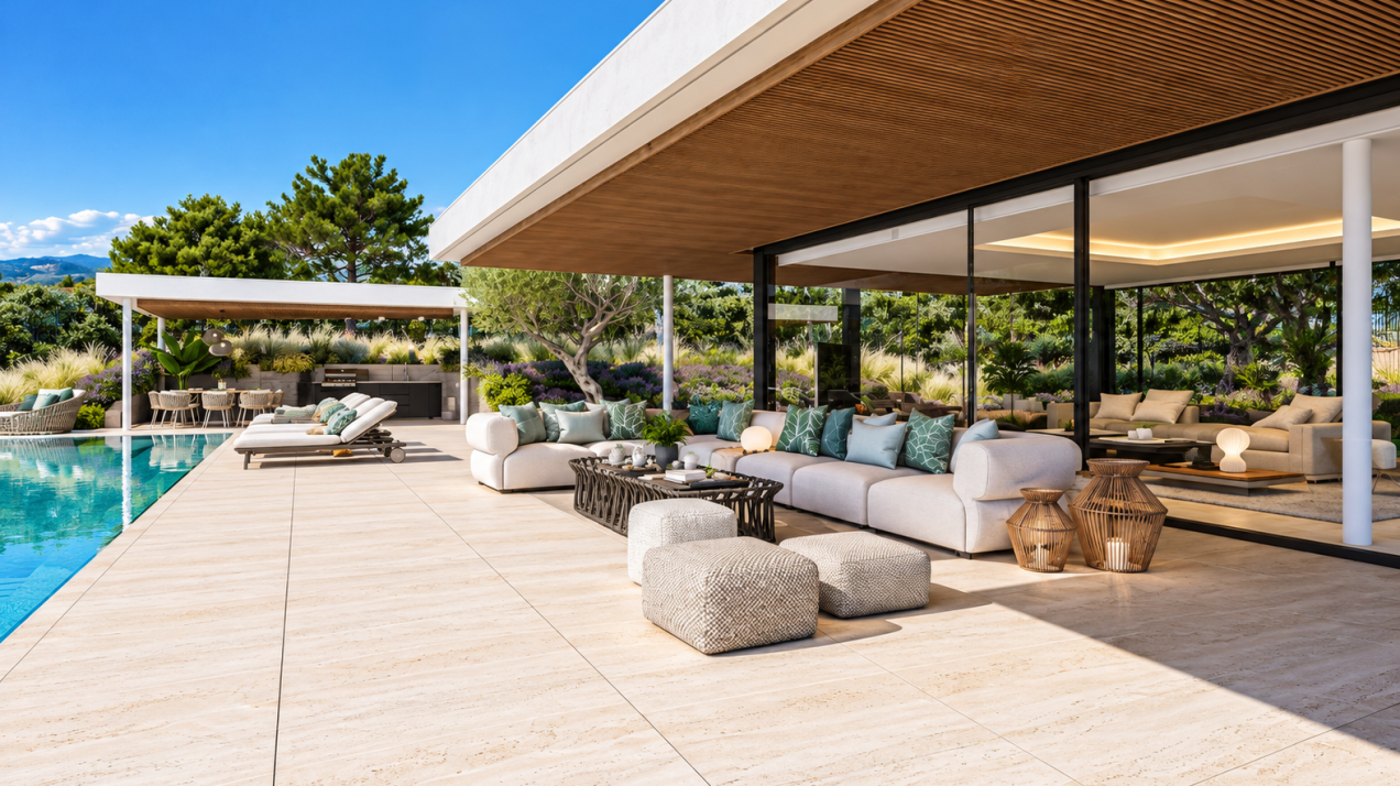 Villa de lujo en venta con piscina infinita y vistas al Mediterráneo| La Reserva de Sotogrande