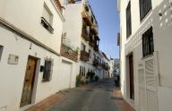 Two-story house to be renovated in Marbella's old town.