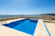 Bright, beachfront studio on Marbella's Paseo Marítimo.