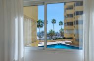 Bright, beachfront studio on Marbella's Paseo Marítimo.