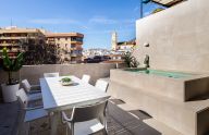 Spectacular newly built duplex penthouse with private pool in the center of Marbella