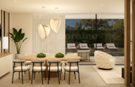 Exquisite private villa under construction with 4 floors and elevator, located in Nueva Andalucía, Marbella