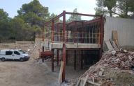 Great unfinished villa located on a large plot in the area of Alfaz del Pi, Alicante