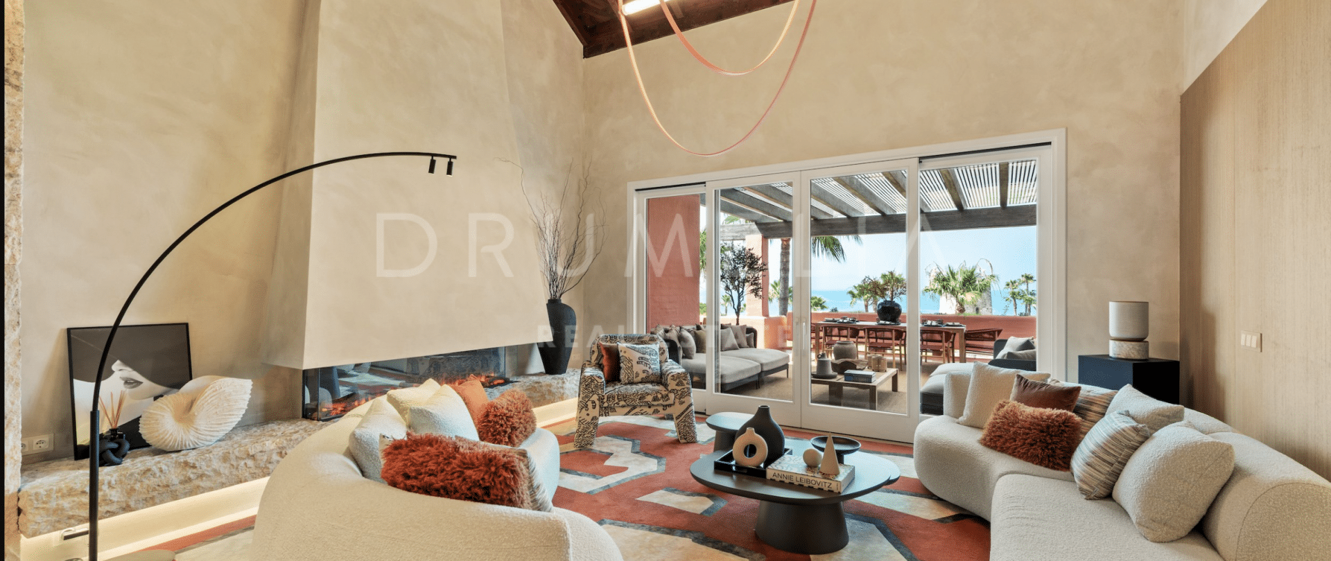 Elegant modern luxury penthouse with sea view in exclusive beachfront community Torre Bermeja, Estepona