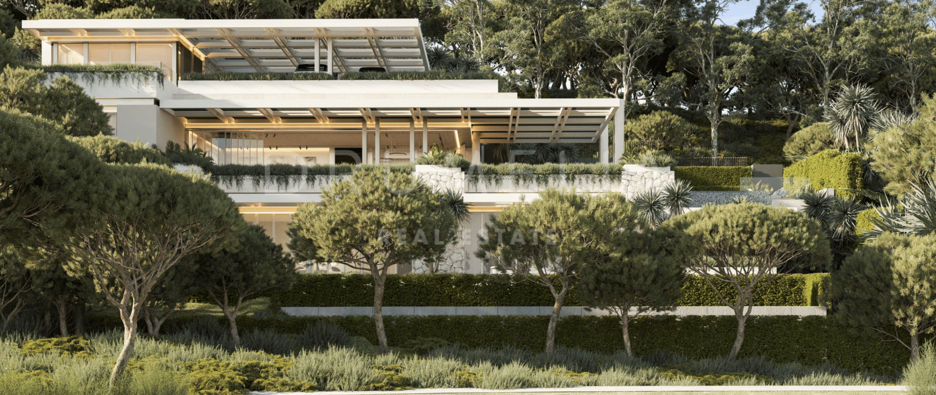 La Quinta 237 - Отличный участок с дизайнерским проектом и лицензией на строительство современного дома в La Reserva de La Quinta, Бенахавис