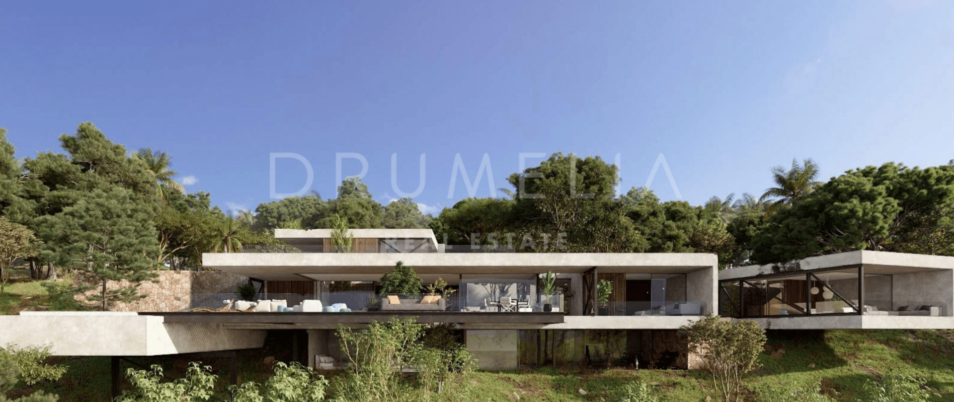 Prachtig modern nieuw luxe villaproject met adembenemend panoramisch uitzicht in La Zagaleta, Benahavis