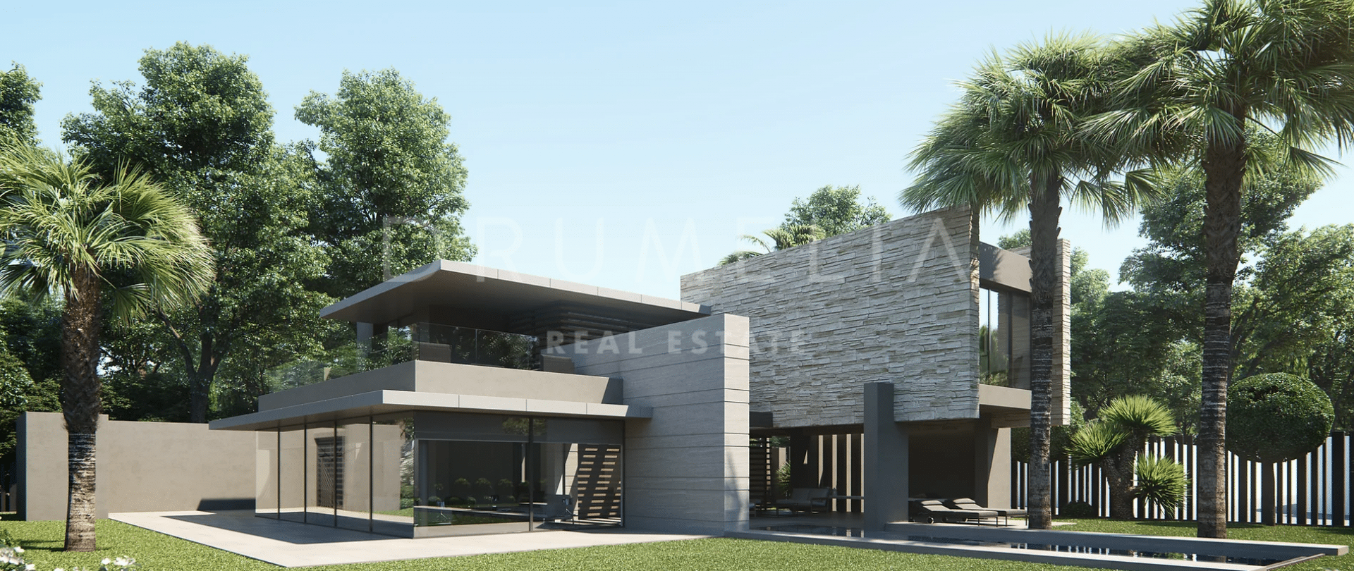 Pavillions 3 - Splitter ny, toppmoderne villa i moderne stil i kystnære Cortijo Blanco, San Pedro