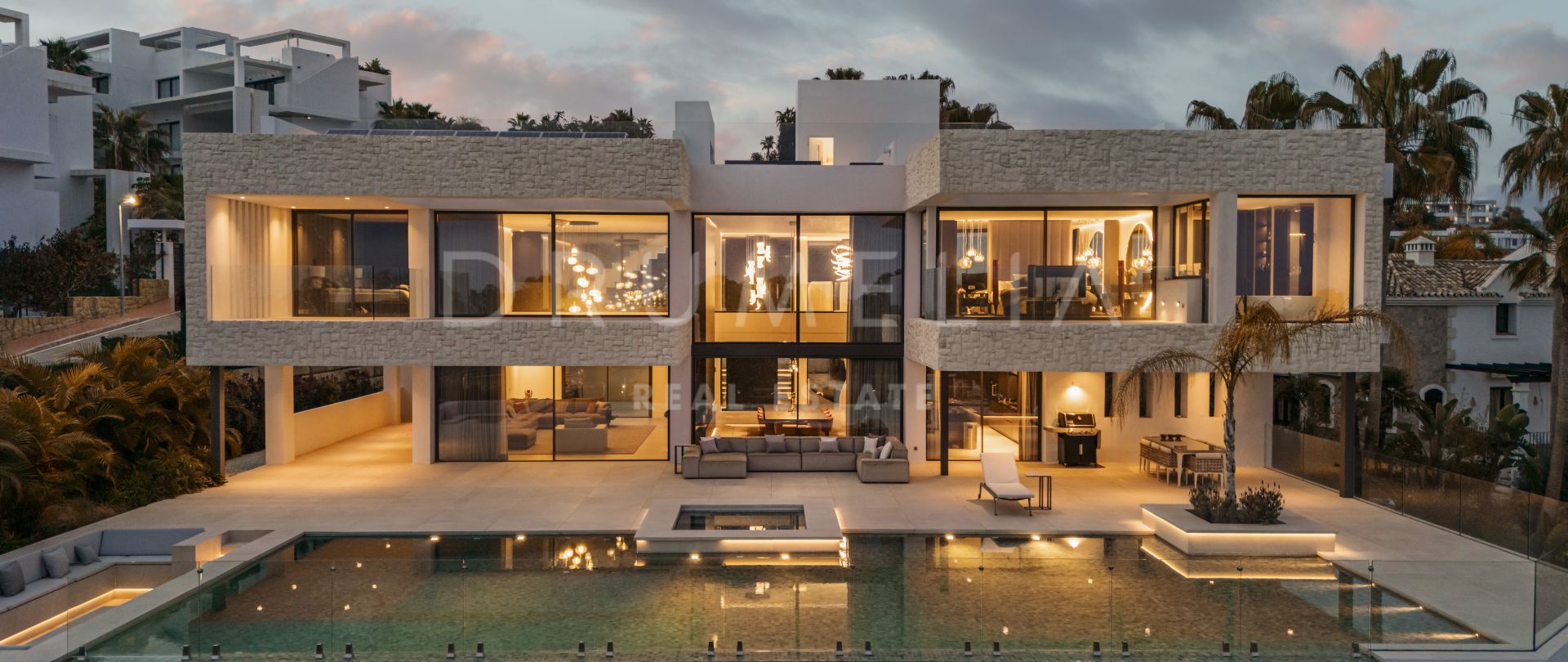 Superbe villa de luxe avec des qualités haut de gamme à La Alquería - Benahavis