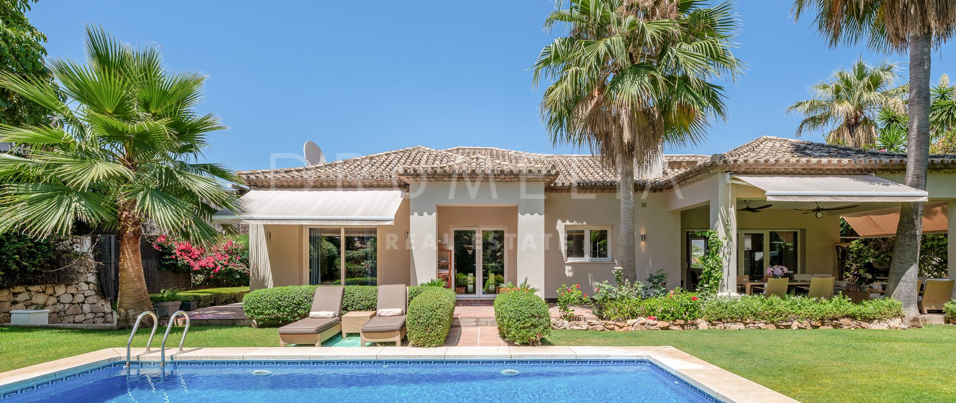 Elegant Mediterranean Villa with Modern Upgrades, Golf Course Views, and Private Pool in Prestigious Las Brisas