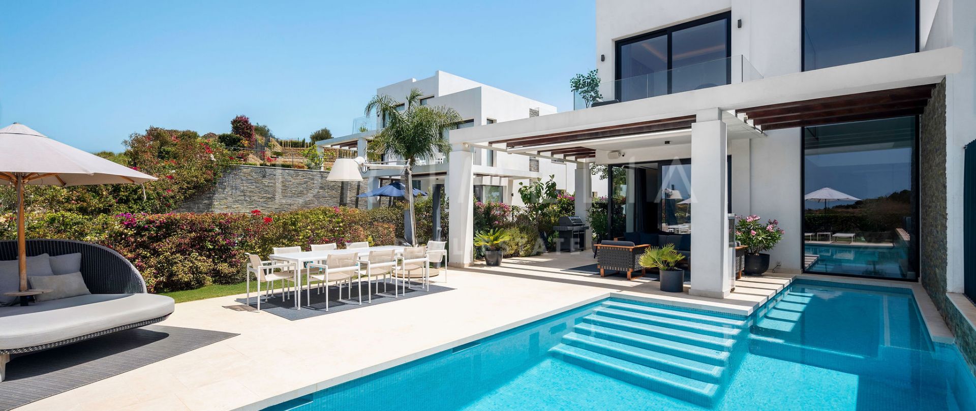 Luxe halfvrijstaande villa met panoramisch uitzicht op de Middellandse Zee en de golfbaan in Marbella Green Hill - Cabopino