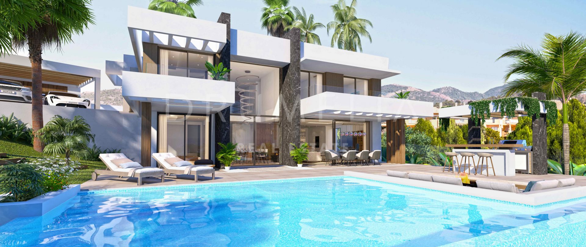 Neue herausragende Villa für Luxusleben, La Resina Golf, neue Goldene Meile, Estepona