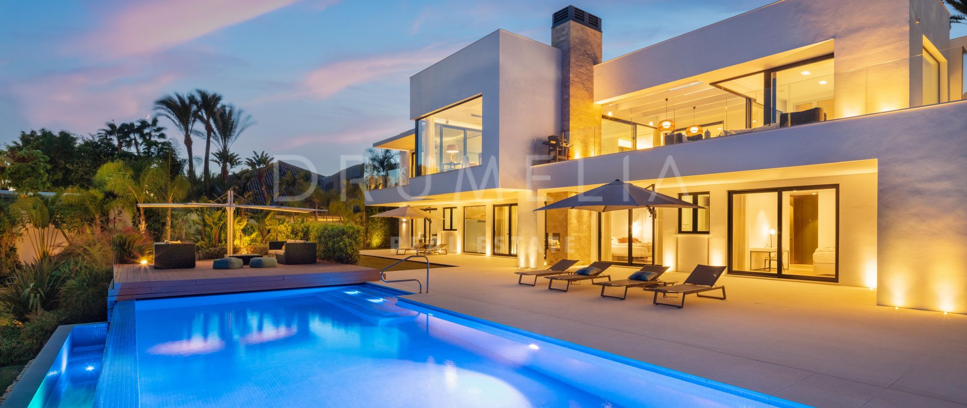 Cerquilla 31 - Schöne moderne Villa mit Panoramablick auf das Meer in La Cerquilla, Nueva Andalucia, Marbella