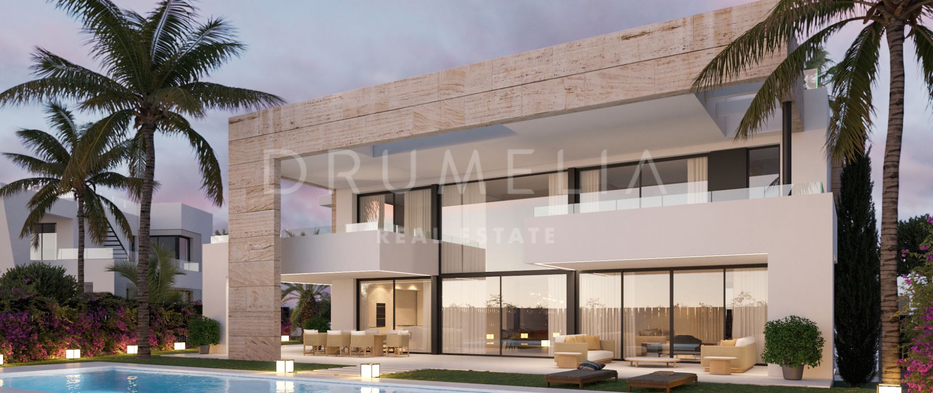 Schitterend project van gloednieuwe moderne villa in Lomas del Virrey, de Golden Mile van Marbella