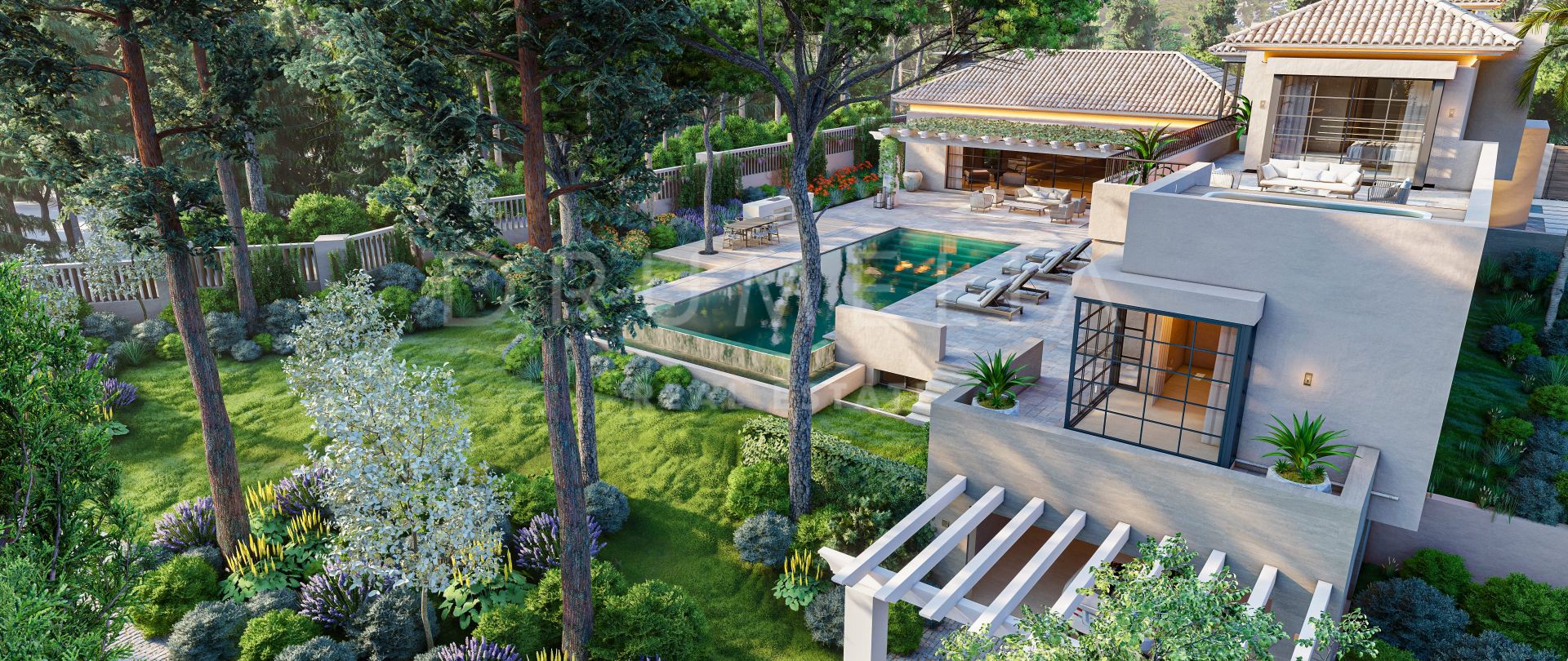 La Carolina 96 - Nieuwe elegante moderne Mediterrane luxe villa in La Carolina, Marbella Golden Mile
