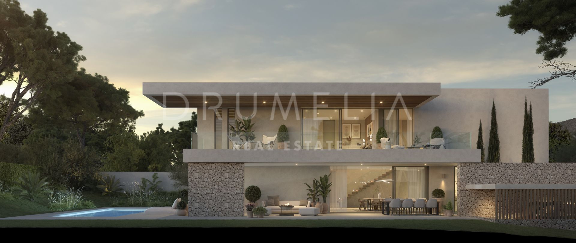 Brandneues, schickes, modernes Haus zum Verkauf in Elviria Playa, Marbella Ost