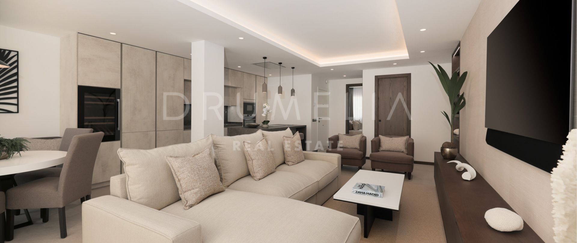 Luxury renovated elegant apartment in fabulous Alcazaba, Puerto Banus, Marbella