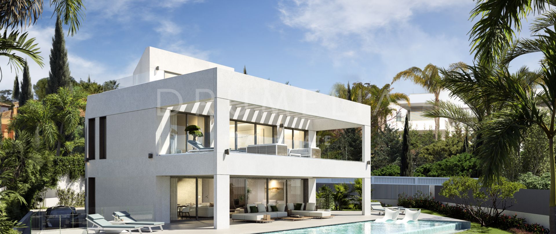 Ny modern lyxvilla i modern stil, Guadalmina Baja, San Pedro