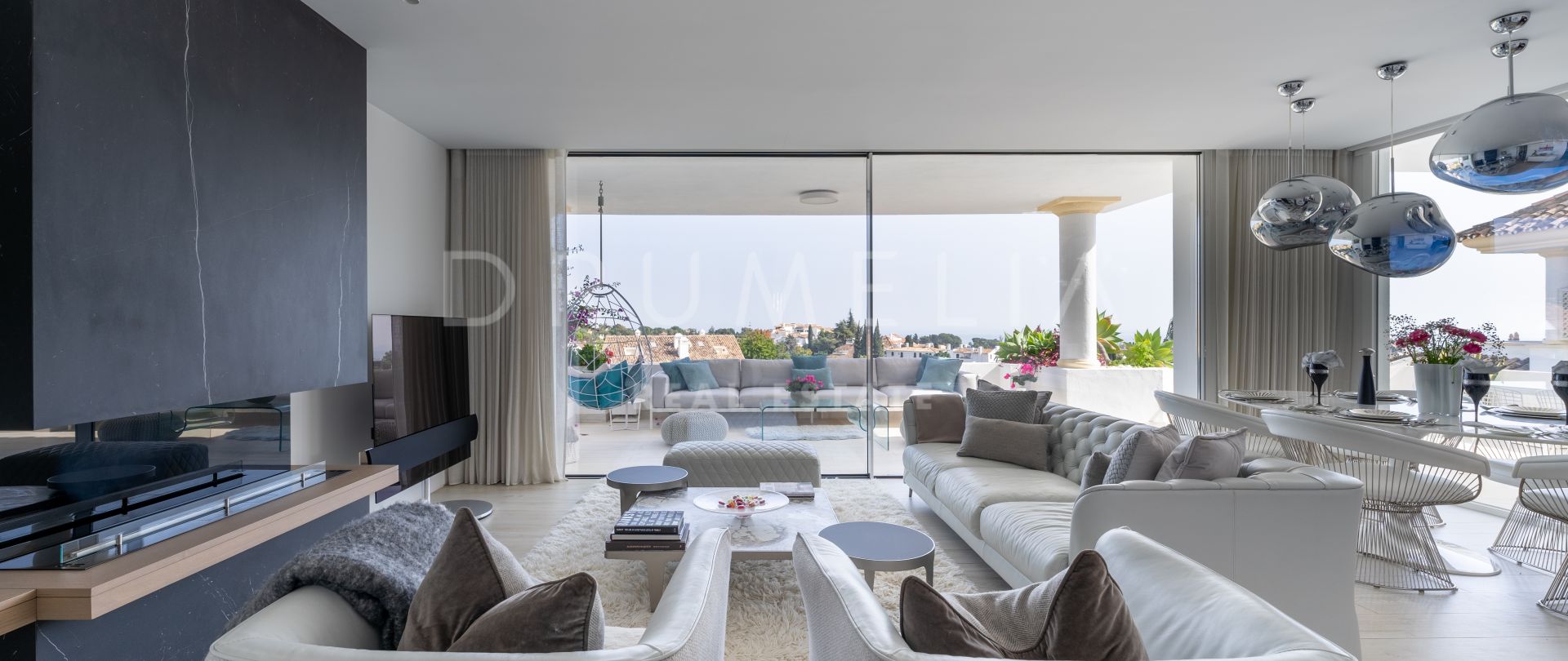 Magnifik modern lyxig takvåning, Monte Paraiso, Marbella Golden Mile