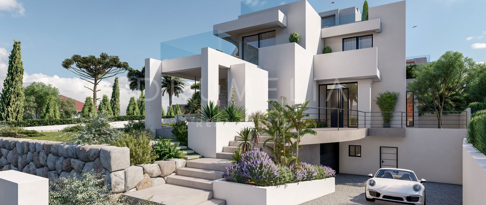 Helt ny spektakulär modern lyxvilla i Marbesa, Marbella Öst