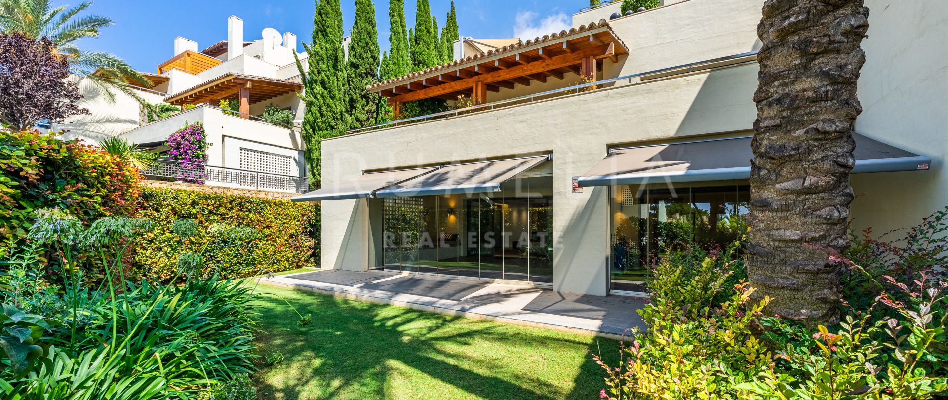 Wunderschöne Luxus-Wohnung im Erdgeschoss im stilvollen Imara, Marbella Golden Mile