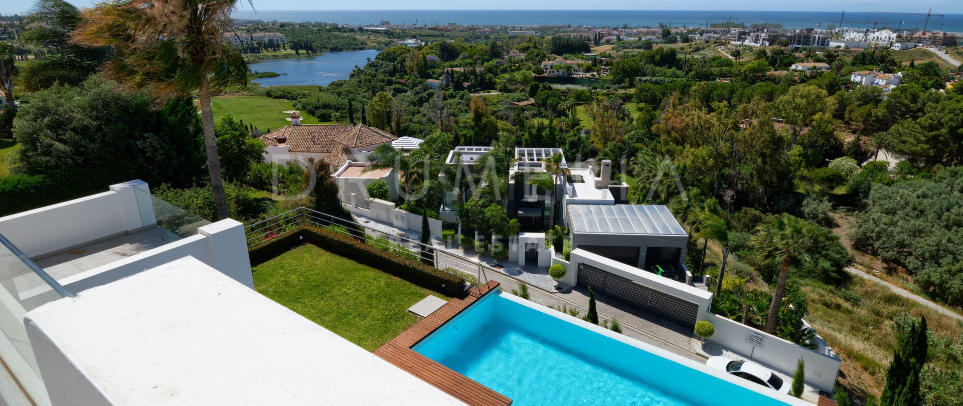 Villa Contemporánea Con Vistas Al Mar en Los Flamingos Golf
