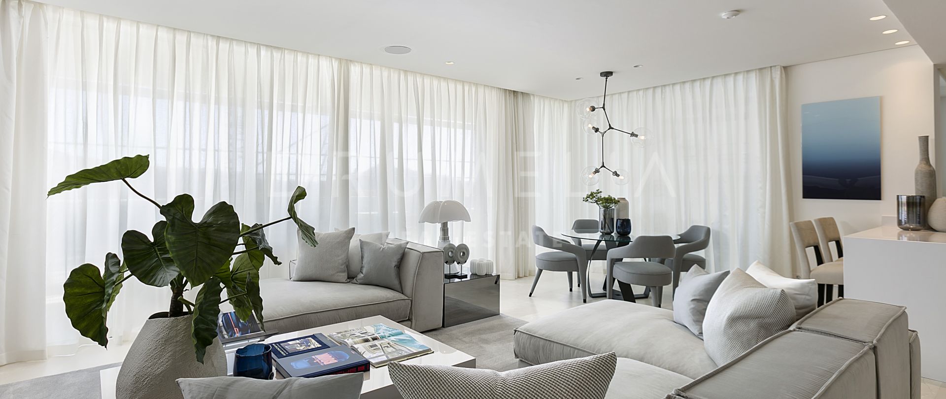 Superb Stylish Duplex Penthouse in Brand New Contemporary Development, Ojén