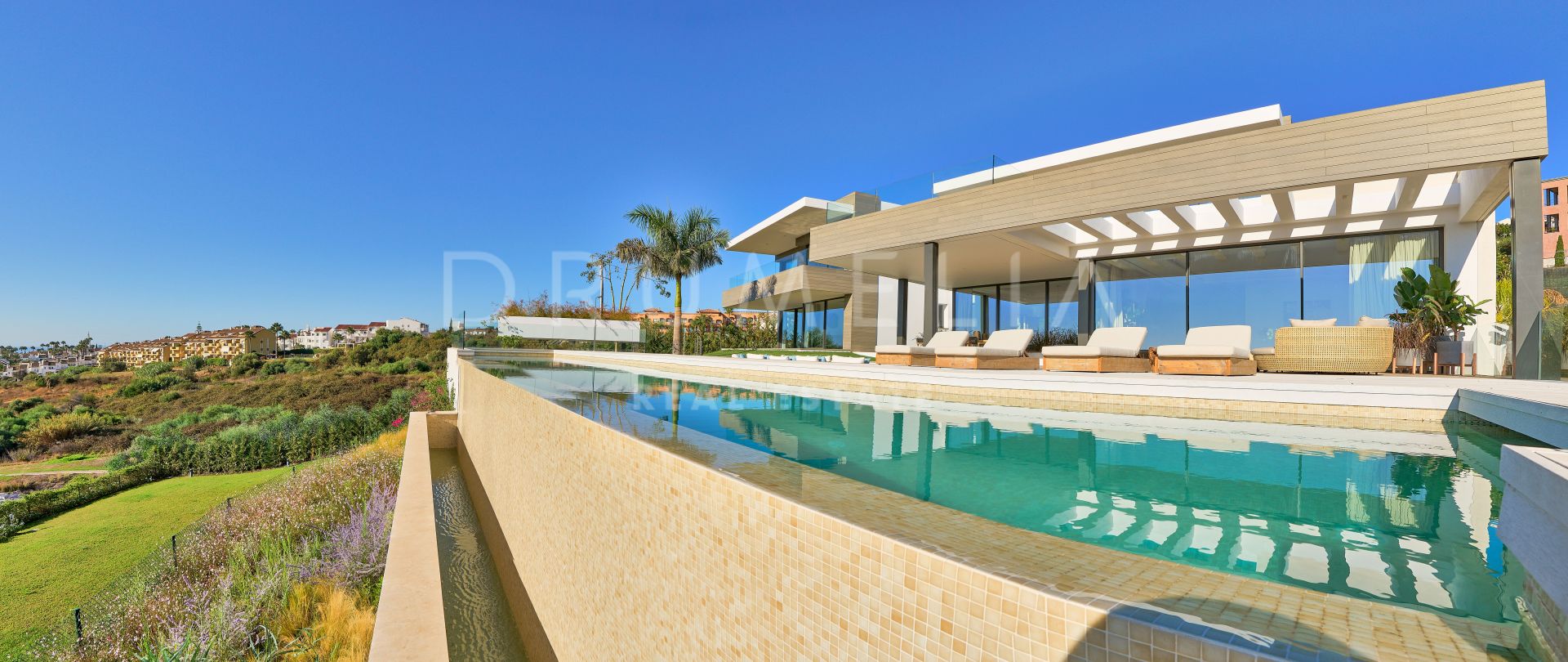 Imposante gloednieuwe luxe villa in eigentijdse stijl, Los Flamingos, Benahavis
