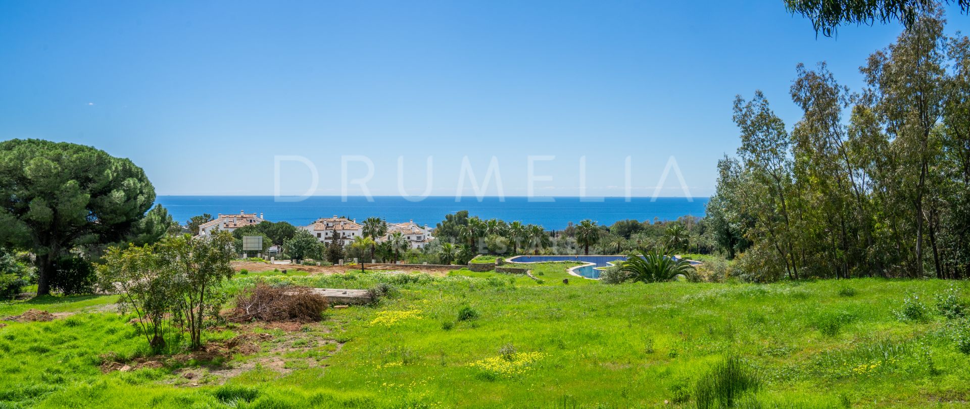 Ceibos 1 - Grand terrain exclusif avec vue sur la mer à Golden Mile, Marbella