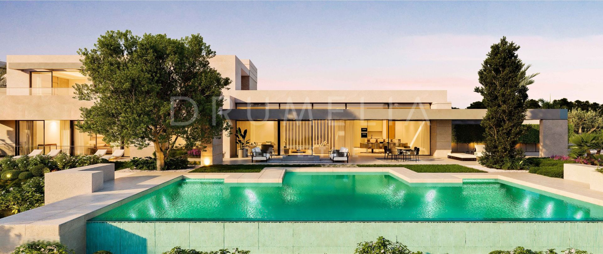 Helt ny, upåklagelig presentert designervilla i luksuriøse Sierra Blanca, Golden Mile i Marbella