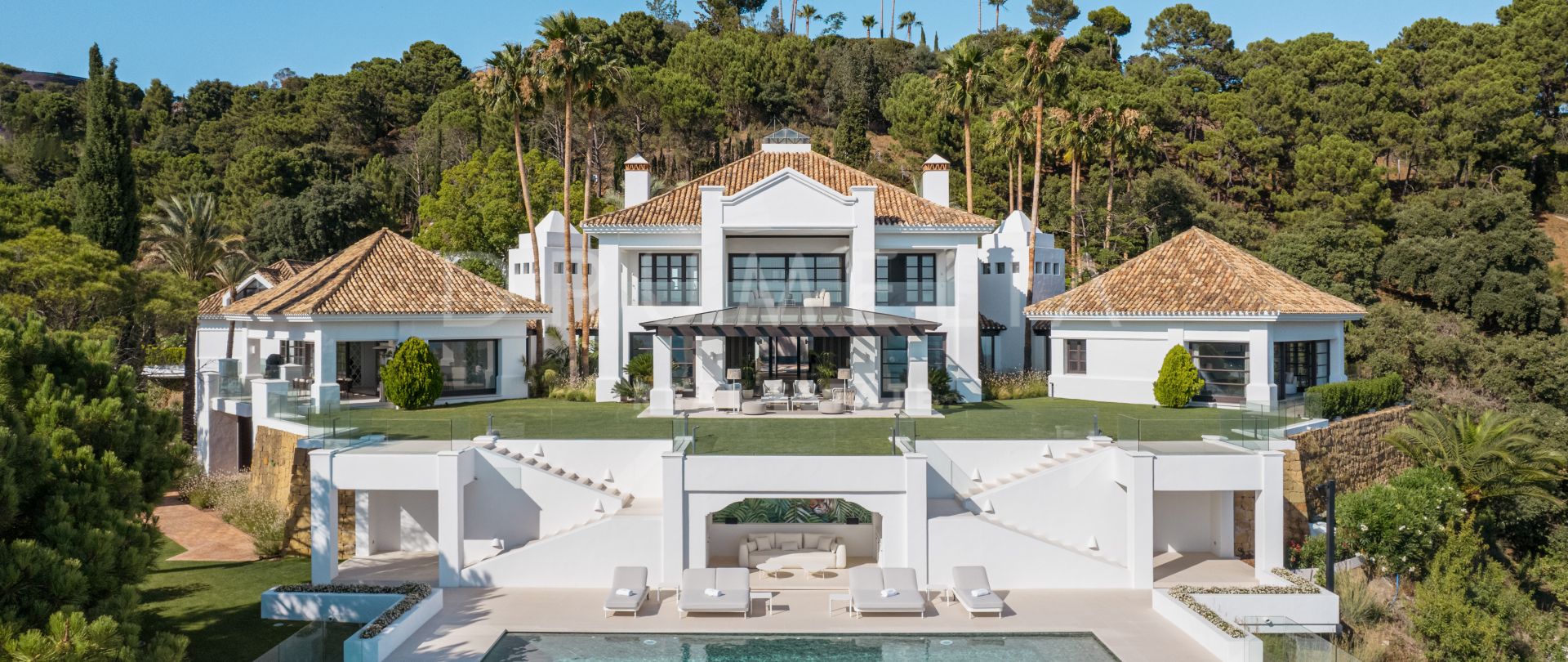 Casa Magda - Anspruchsvolle neue moderne Villa mit Panoramablick und luxuriösen Annehmlichkeiten, La Zagaleta, Benahavis