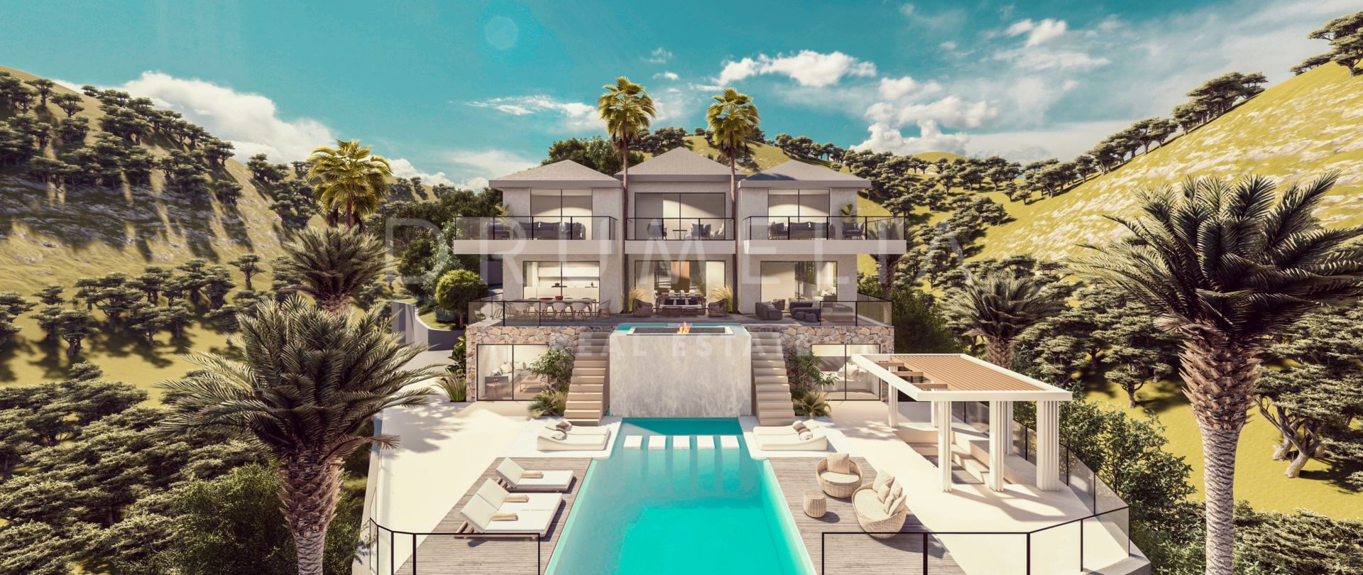 Brandneues, schönes, modernes Luxusprojekt Villa in Monte Mayor, Benahavis