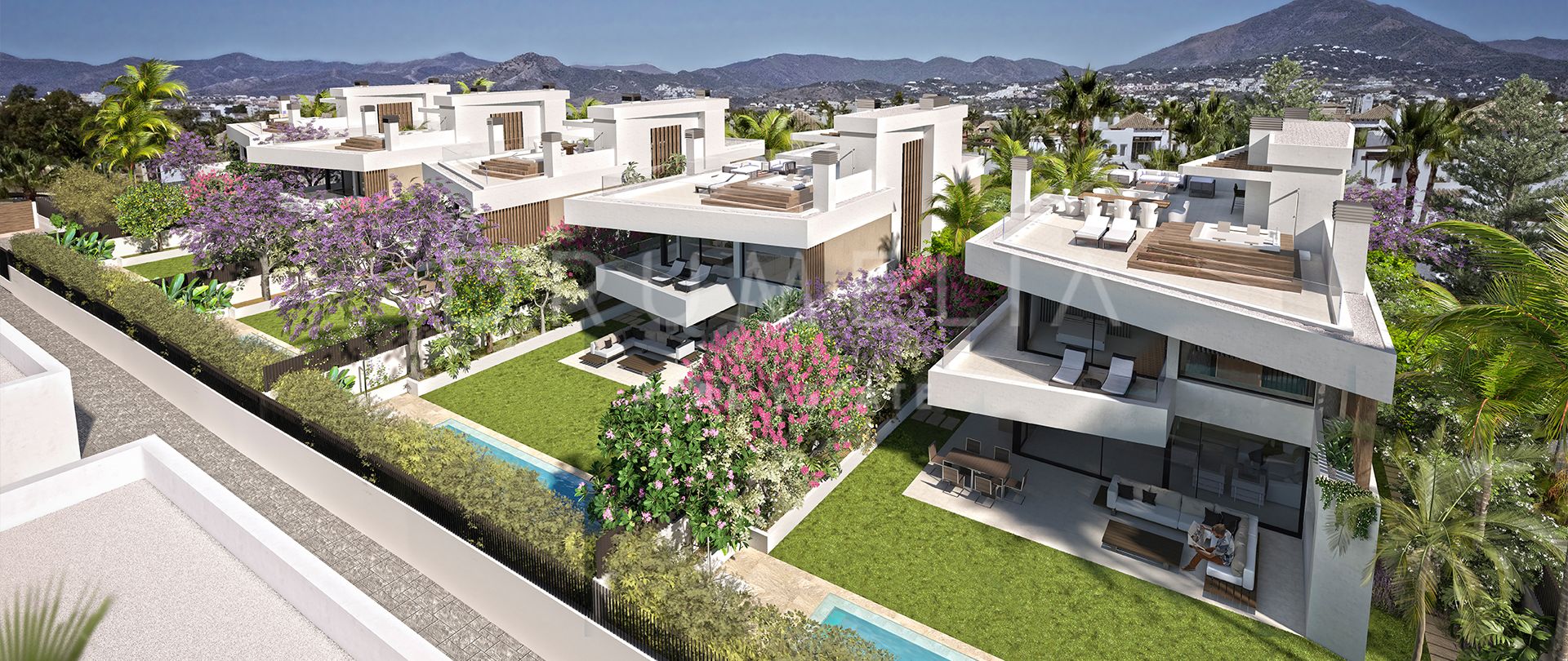 Modernt high-end villa projekt med lyxiga bekvämligheter och avantgarde detaljer i Puerto Banus,Marbella