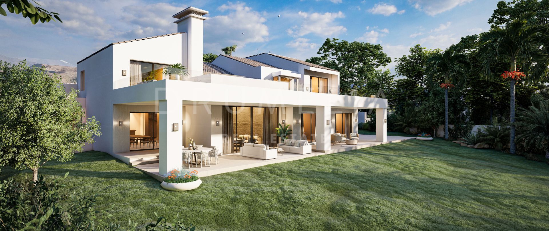 Luxueuse villa méditerranéenne avec grand potentiel et projet dans le haut de gamme Rio Real, Marbella Est