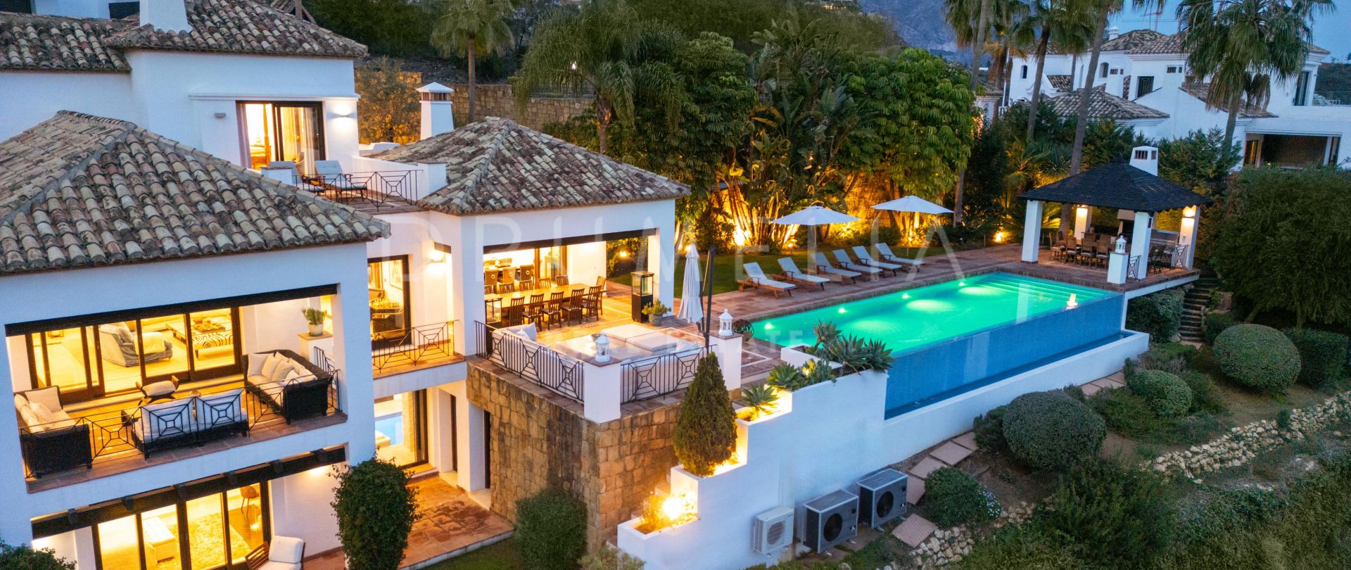 Lyxig villa med panoramautsikt över havet och golfen, La Quinta Golf Resort