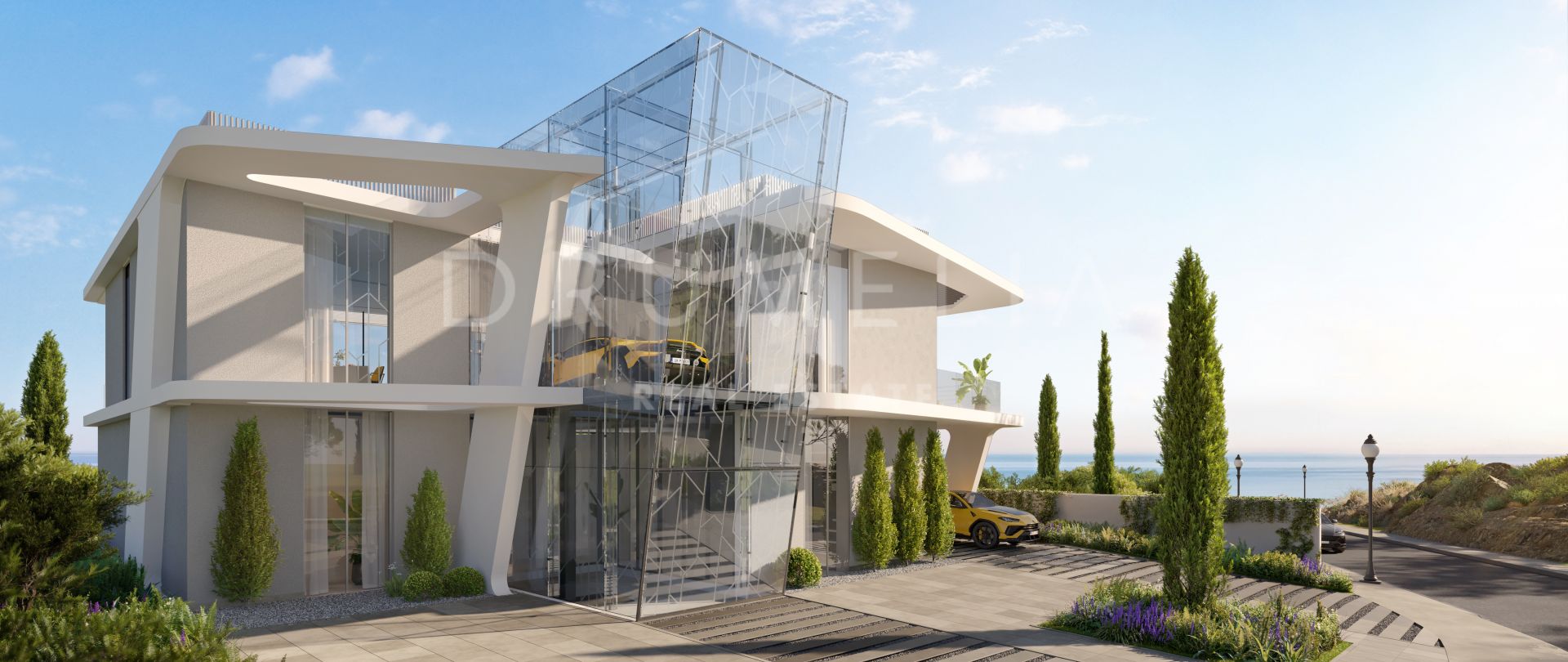 Villa de lujo llave en mano en venta en Benahavis Hills, con vistas panorámicas a Marbella.