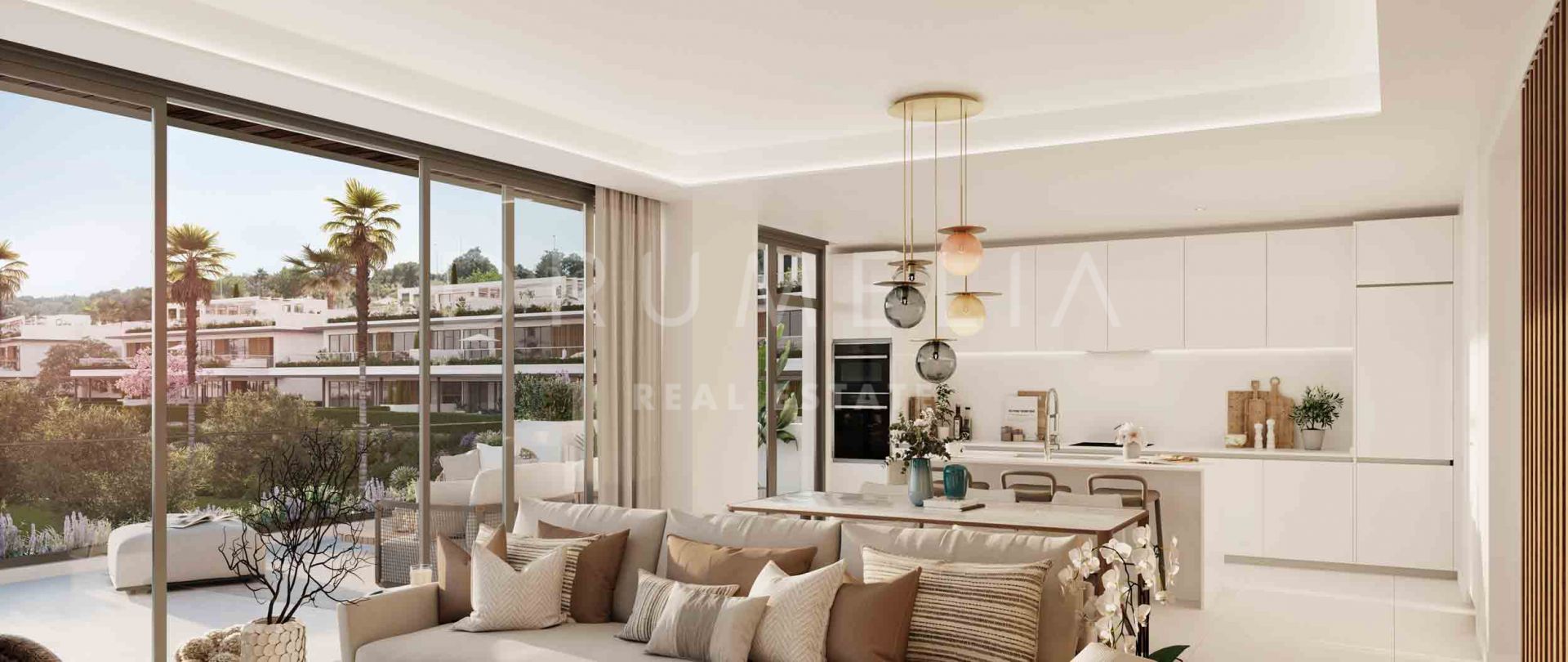 Precioso apartamento moderno en un nueva urbanización de Marbella