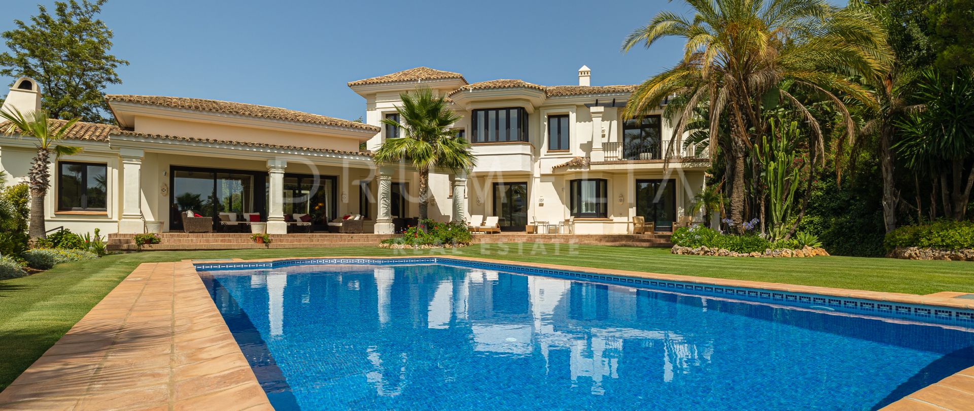 Villa dans le quartier exclusif de La Zagaleta avec vue sur le terrain de golf et équipements de luxe