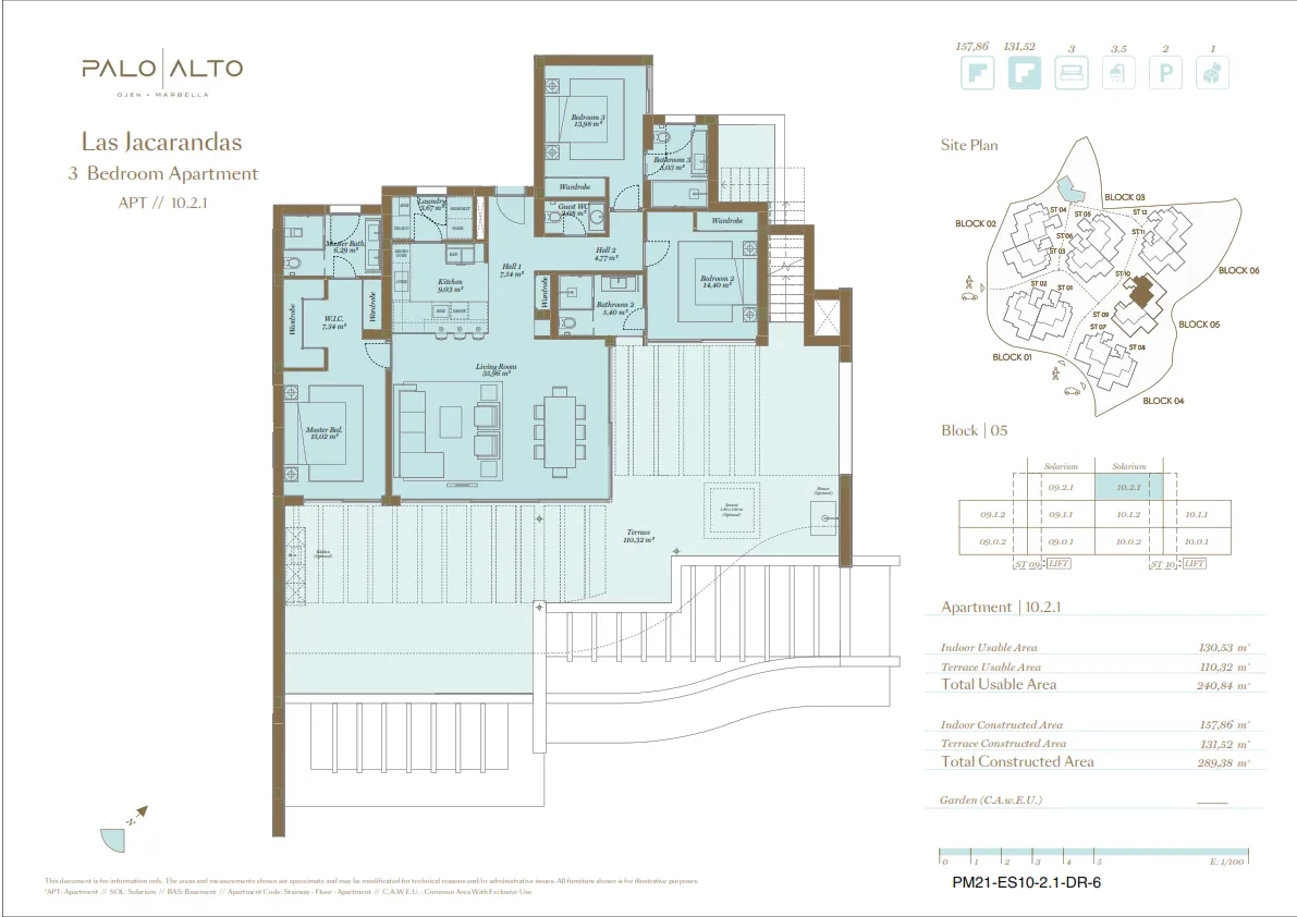 Penthouse for sale in Palo Alto with 3 bedrooms
