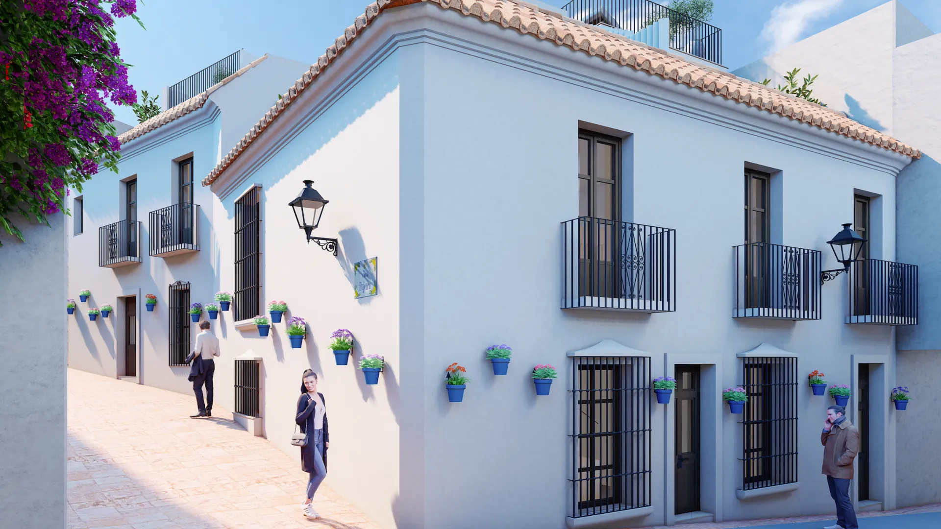 For sale Estepona Old Town town house with 3 bedrooms