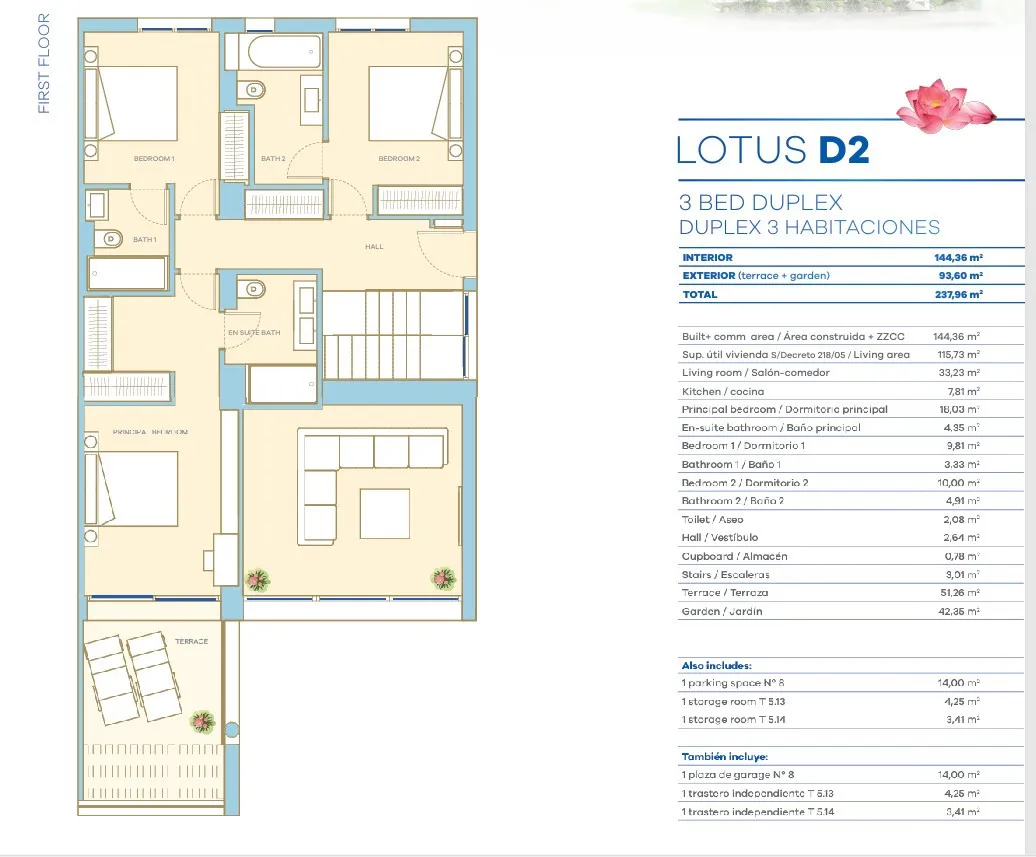 Duplex de 3 dormitorios en venta en Alcaidesa
