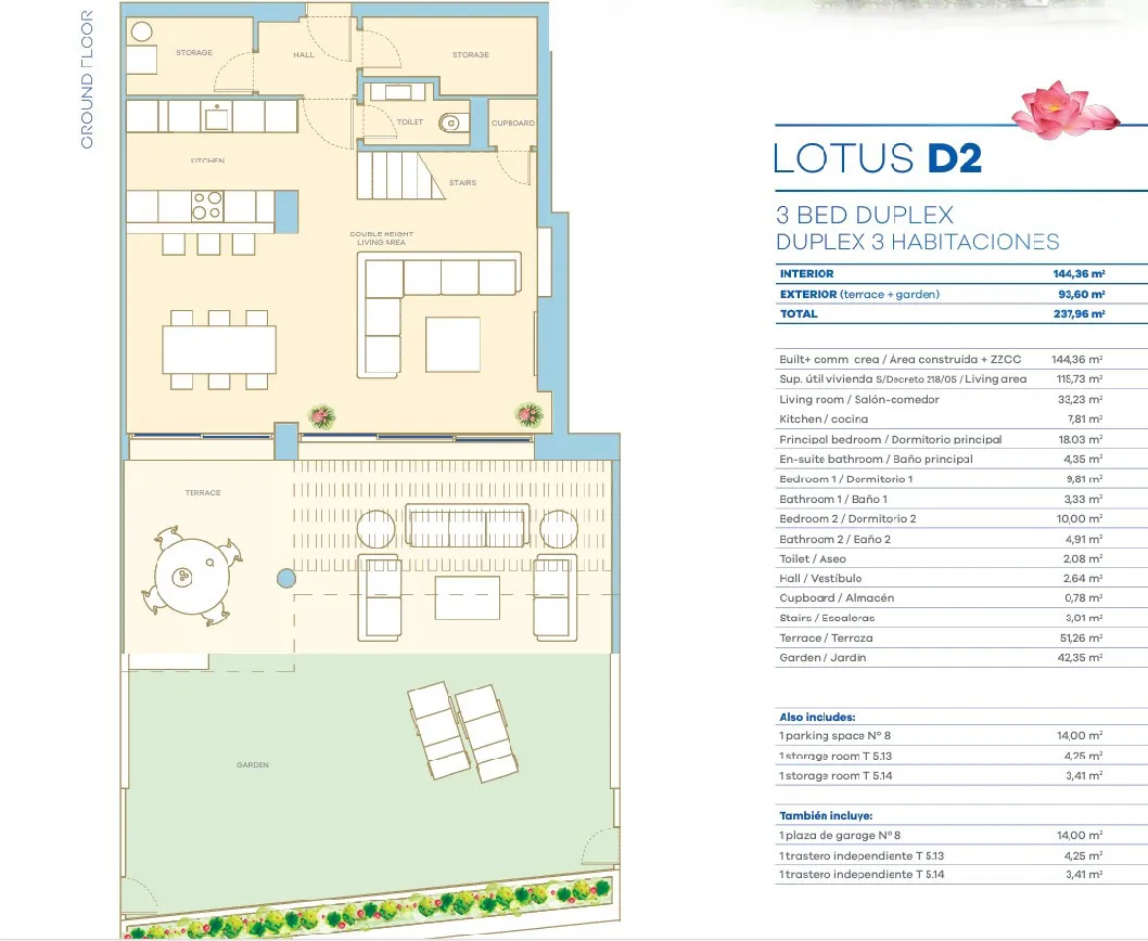 Duplex de 3 dormitorios en venta en Alcaidesa