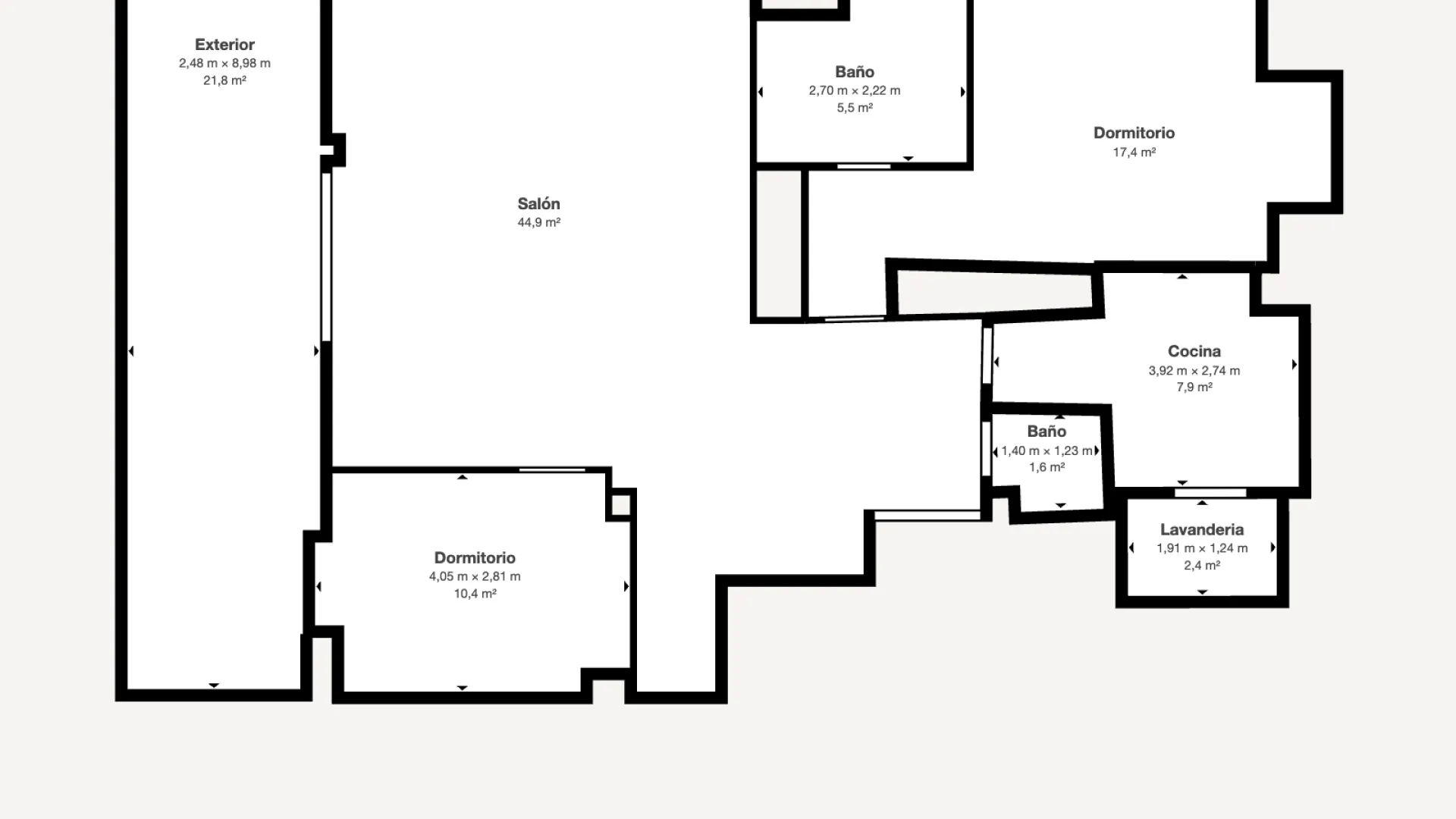 Comprar atico duplex en Vista Real de 3 dormitorios